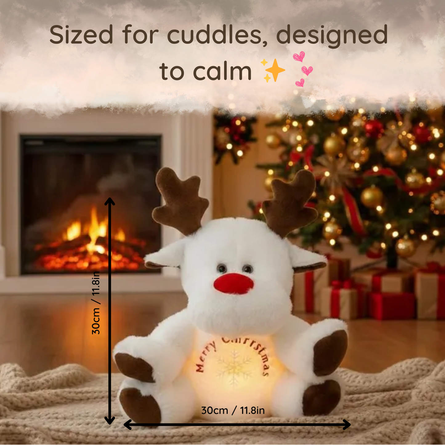 Breathing anxiety-relief plush