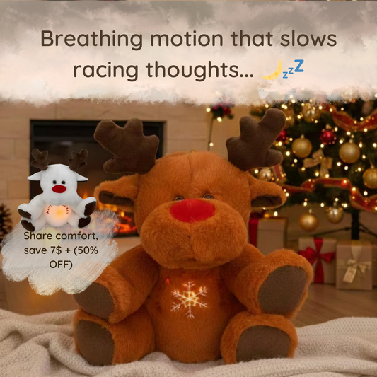 Breathing anxiety-relief plush