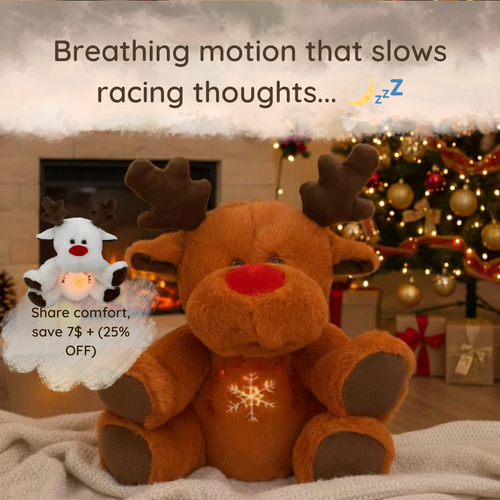 Breathing anxiety-relief plush